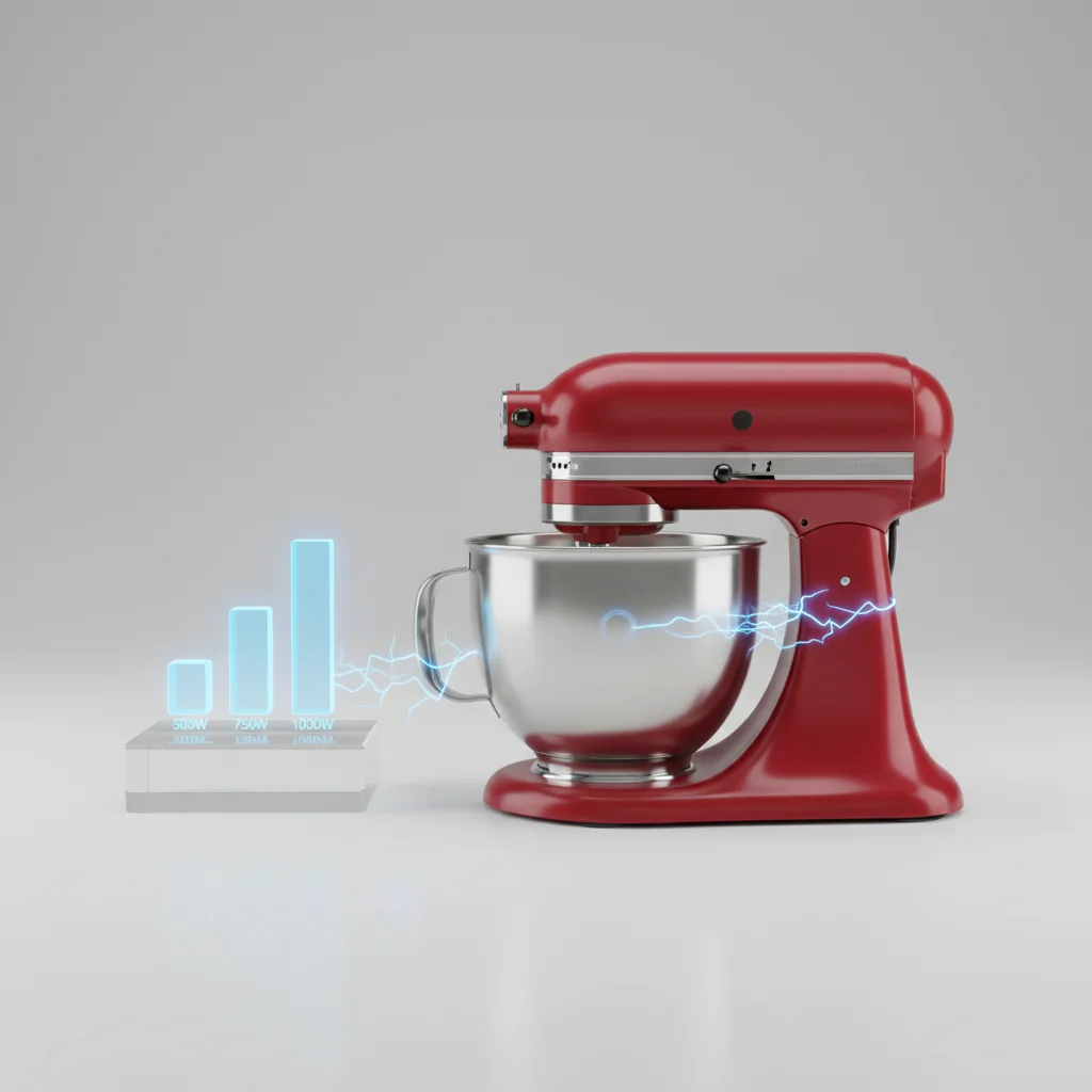 stand mixer motor wattage
